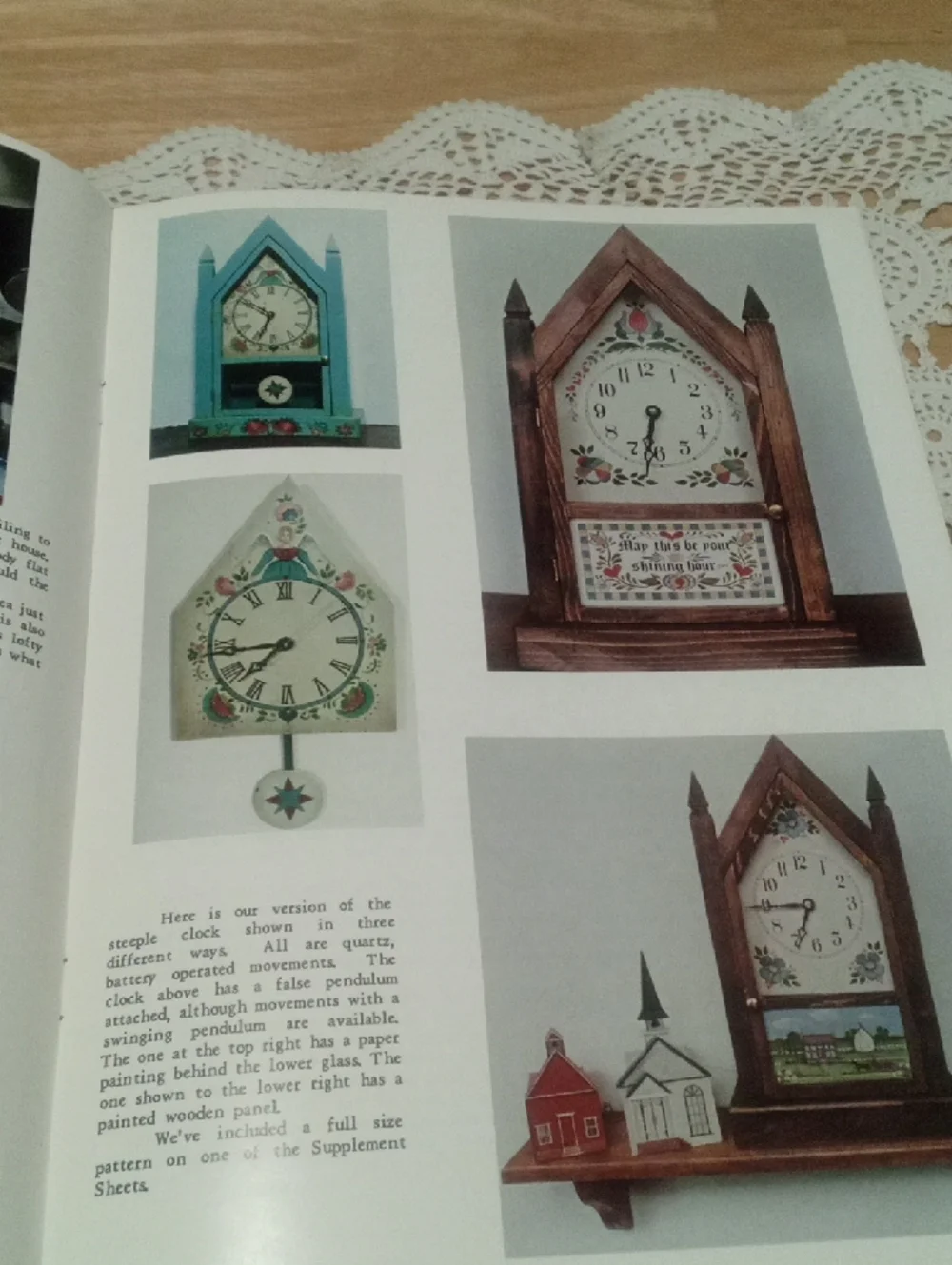 Vintage We Live on Country Time Decorative Painting Booklet, Earthy American